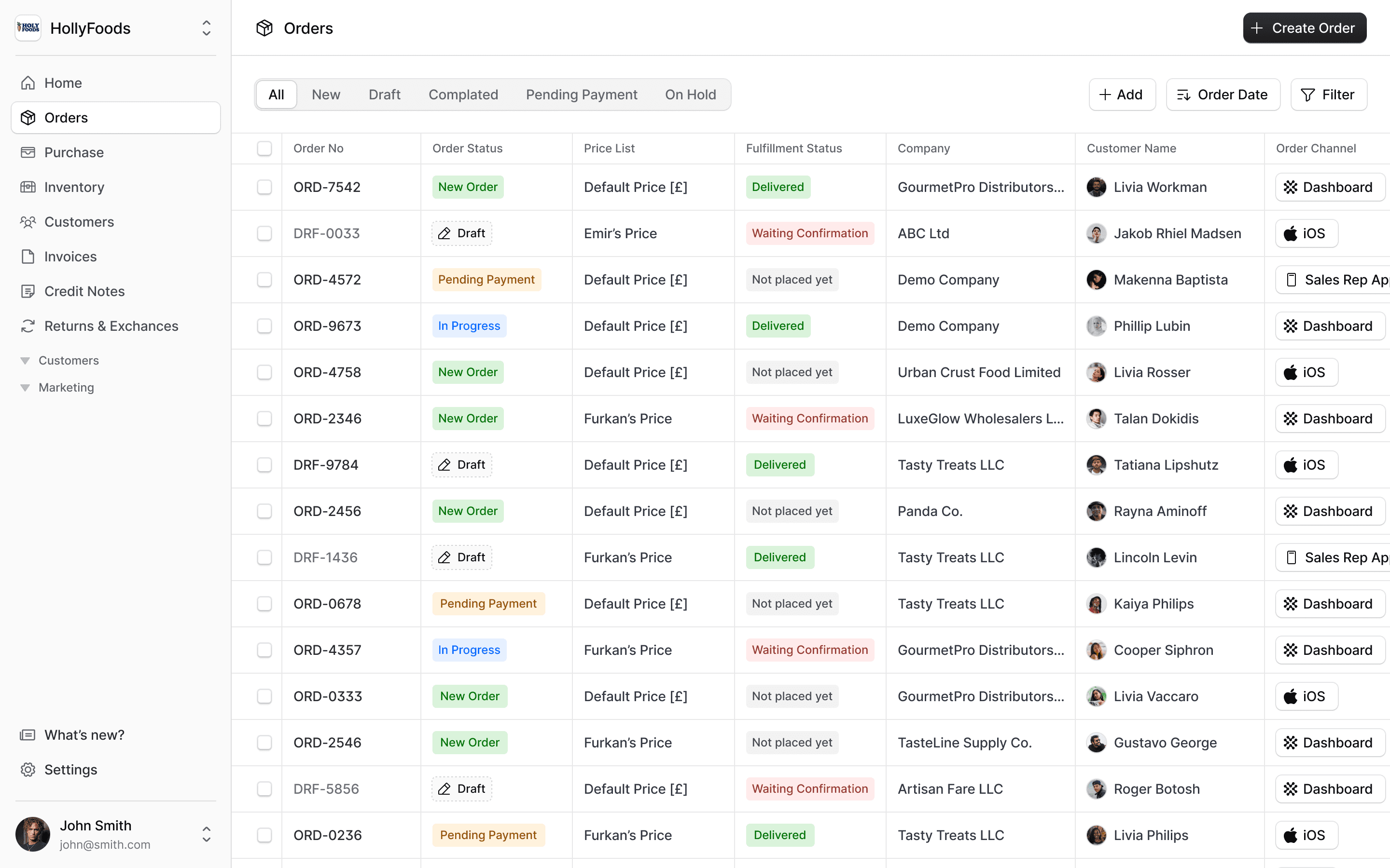 Sales Orders screenshot 1