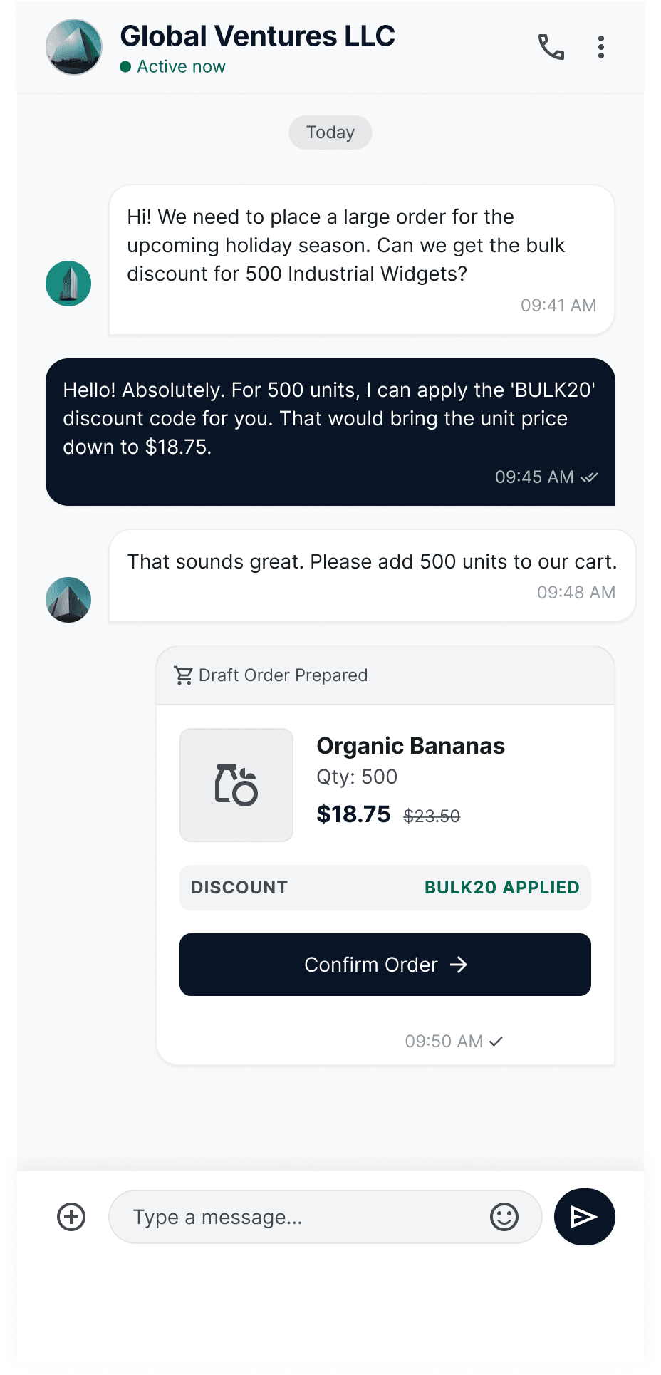 WhatsApp commerce
