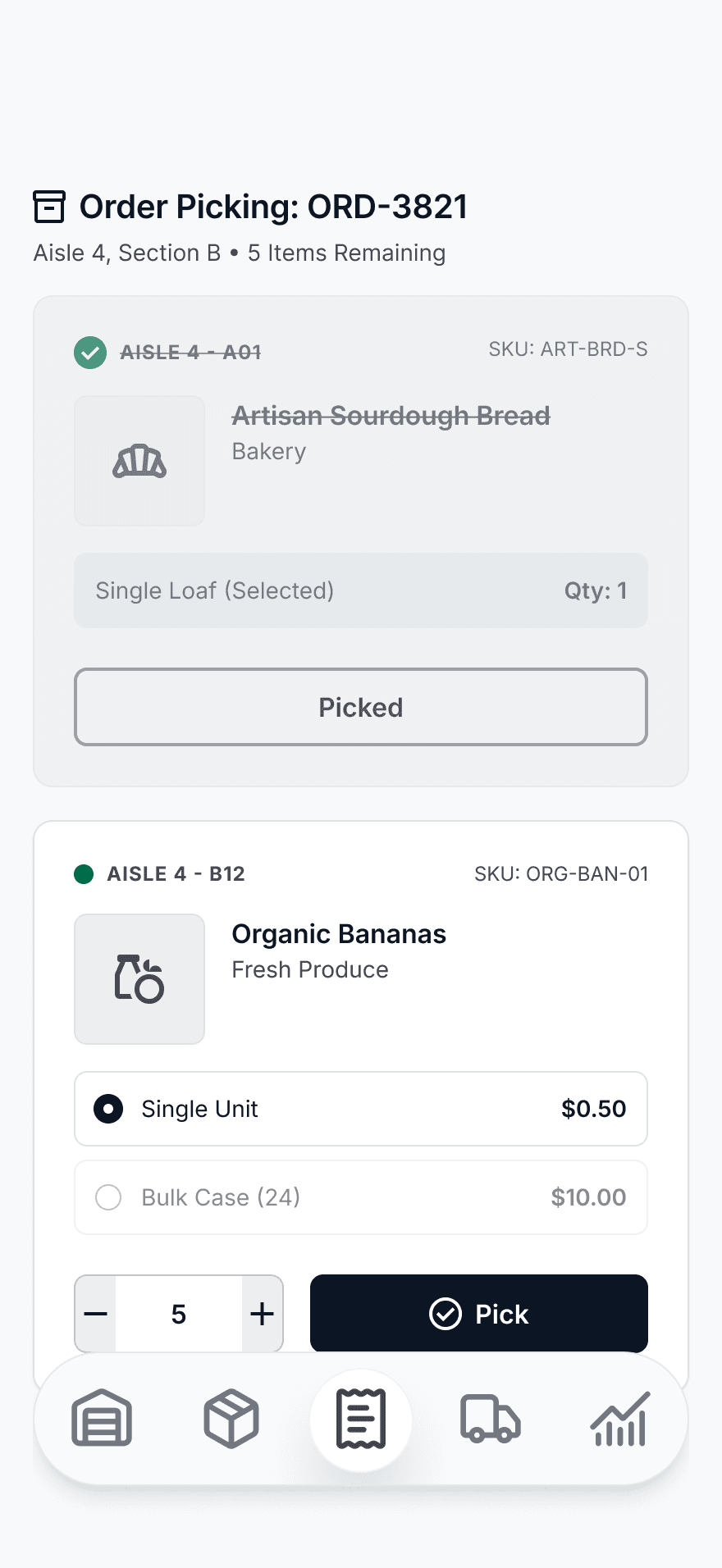 Order picking