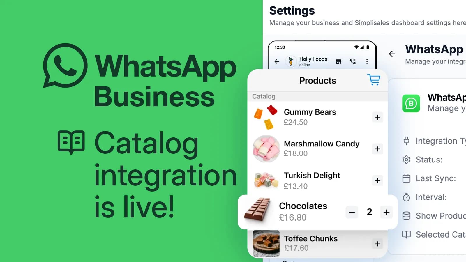 Your catalogue on WhatsApp
